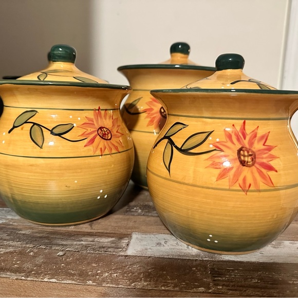 Sunflower Kitchen Canisters - Picture 4 of 4